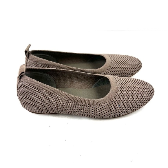 Eileen Fisher Naomi Ballet Flats 8.5 Stretchy Knit Slip On Comfort Shoes Womens - Picture 3 of 8